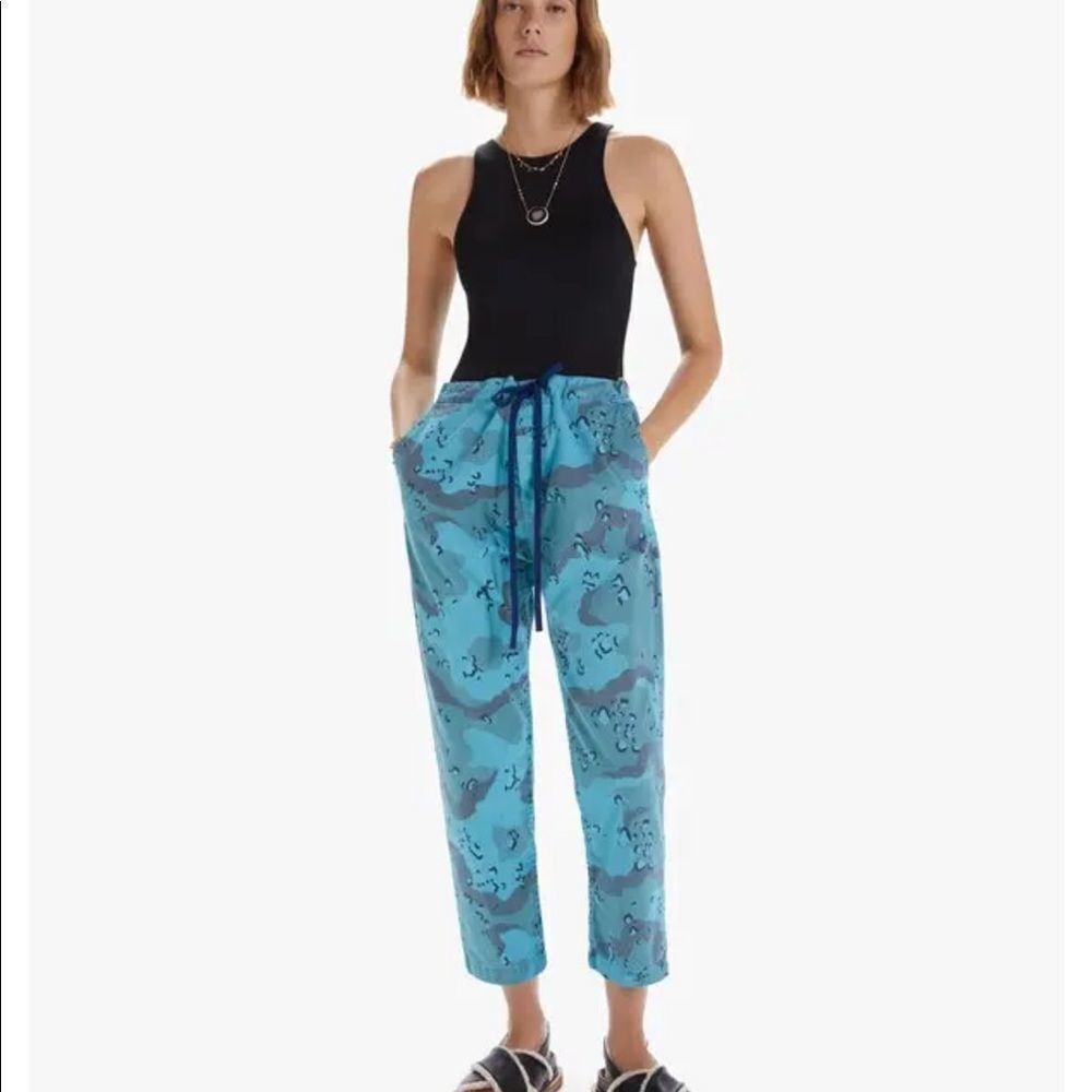 New Anthropologie Mother Catch All Ankle Mushroom Mayhem Size 26 #163